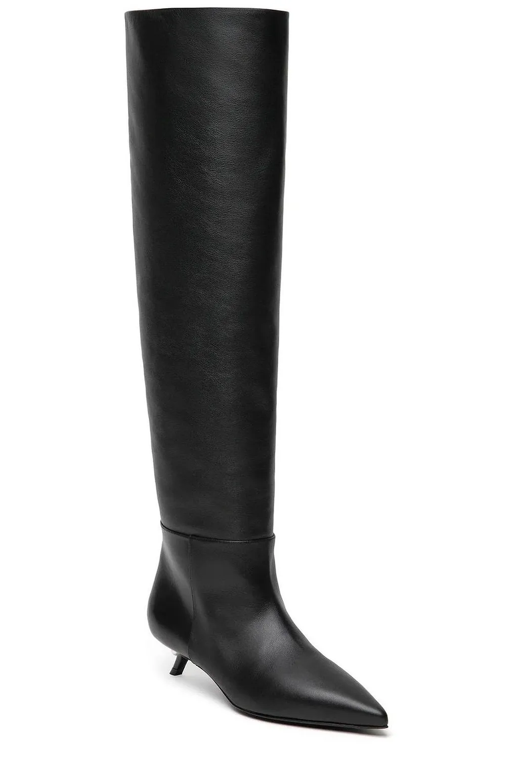 Aleví Milano Pearl Heel Pointed-Toe Boots
