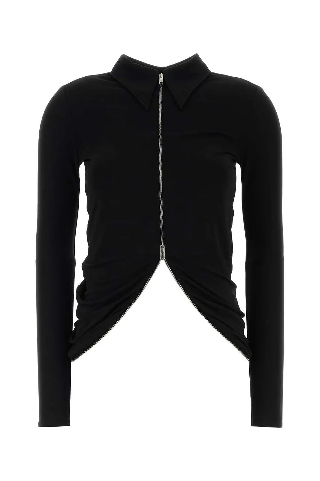 Alexander Wang Draped Zipped Shirt