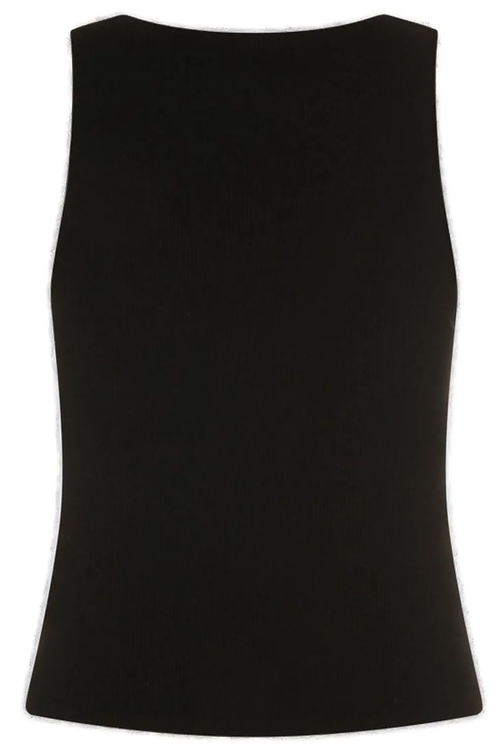 Alexander Wang Jacquard Logo Racer Tank Top