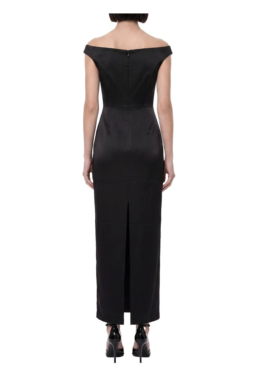 Alex Perry Off Shoulder Column Dress