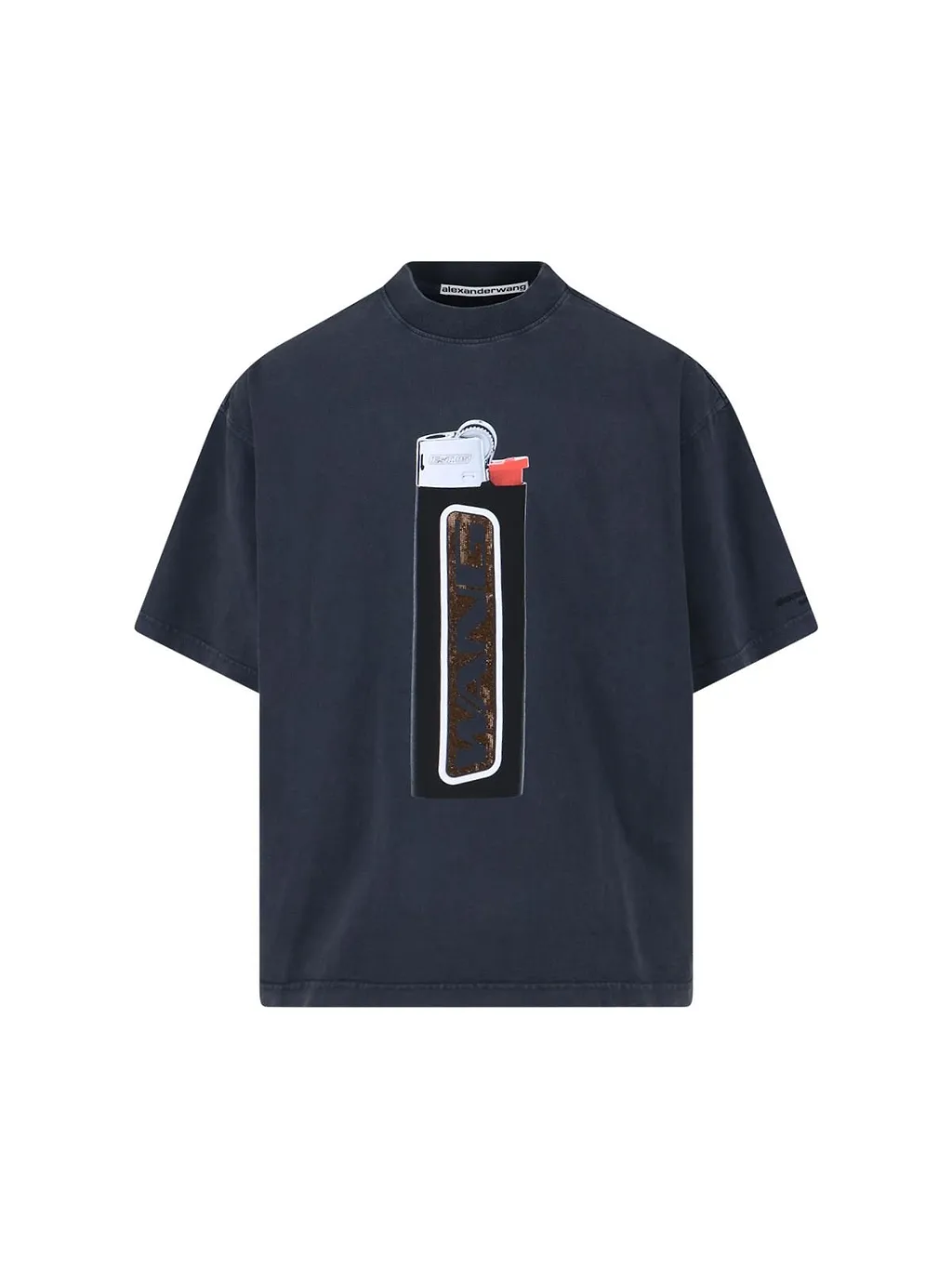Alexander Wang Lighter-Patterned Oversized T-Shirt