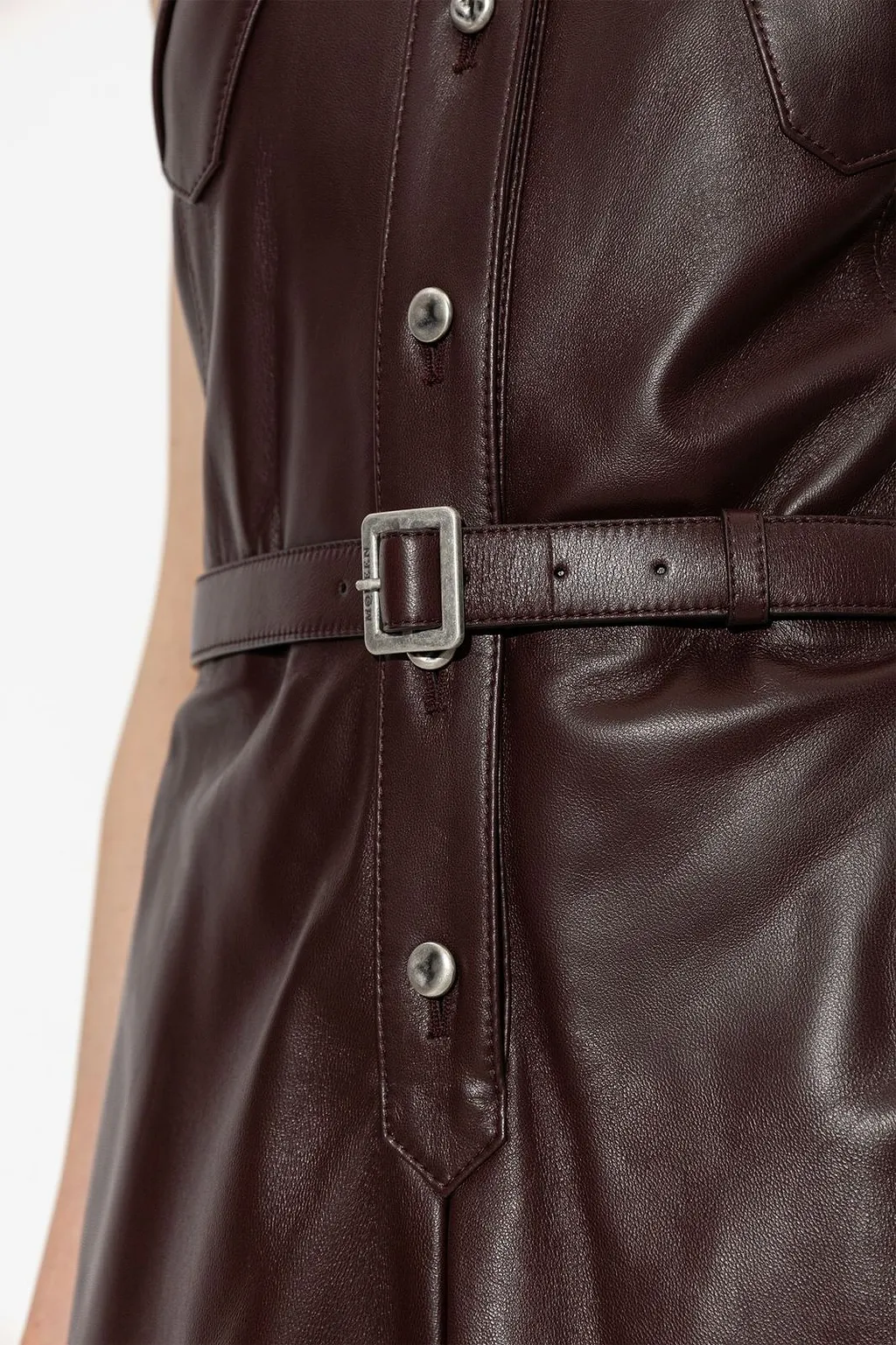 Alexander Mcqueen Belted Shirt Dress