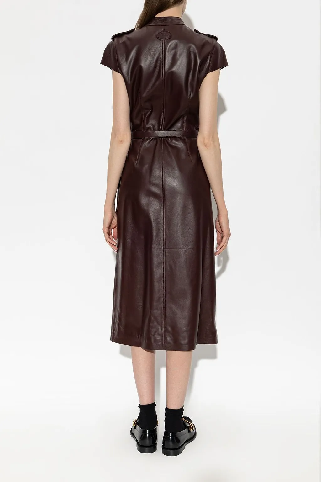 Alexander Mcqueen Belted Shirt Dress