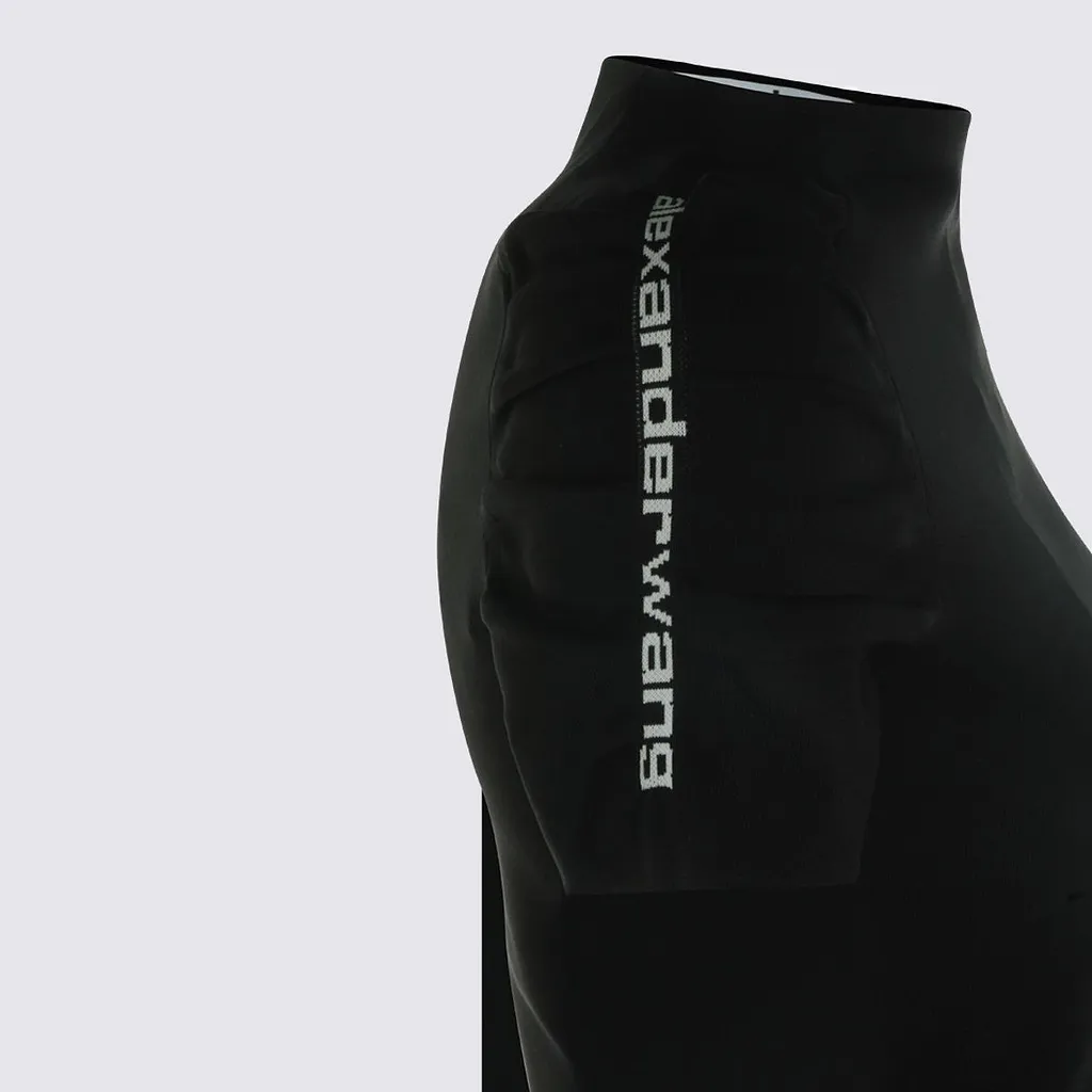 Alexander Wang Logo Sleeve Fitted Top