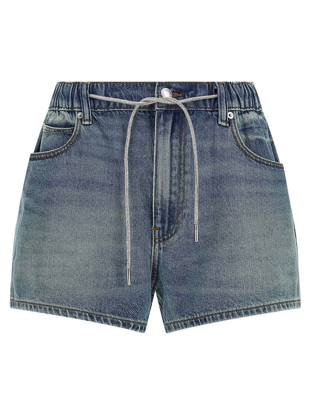 Alexander Wang Marathon Crystal-Drawcord Shorts