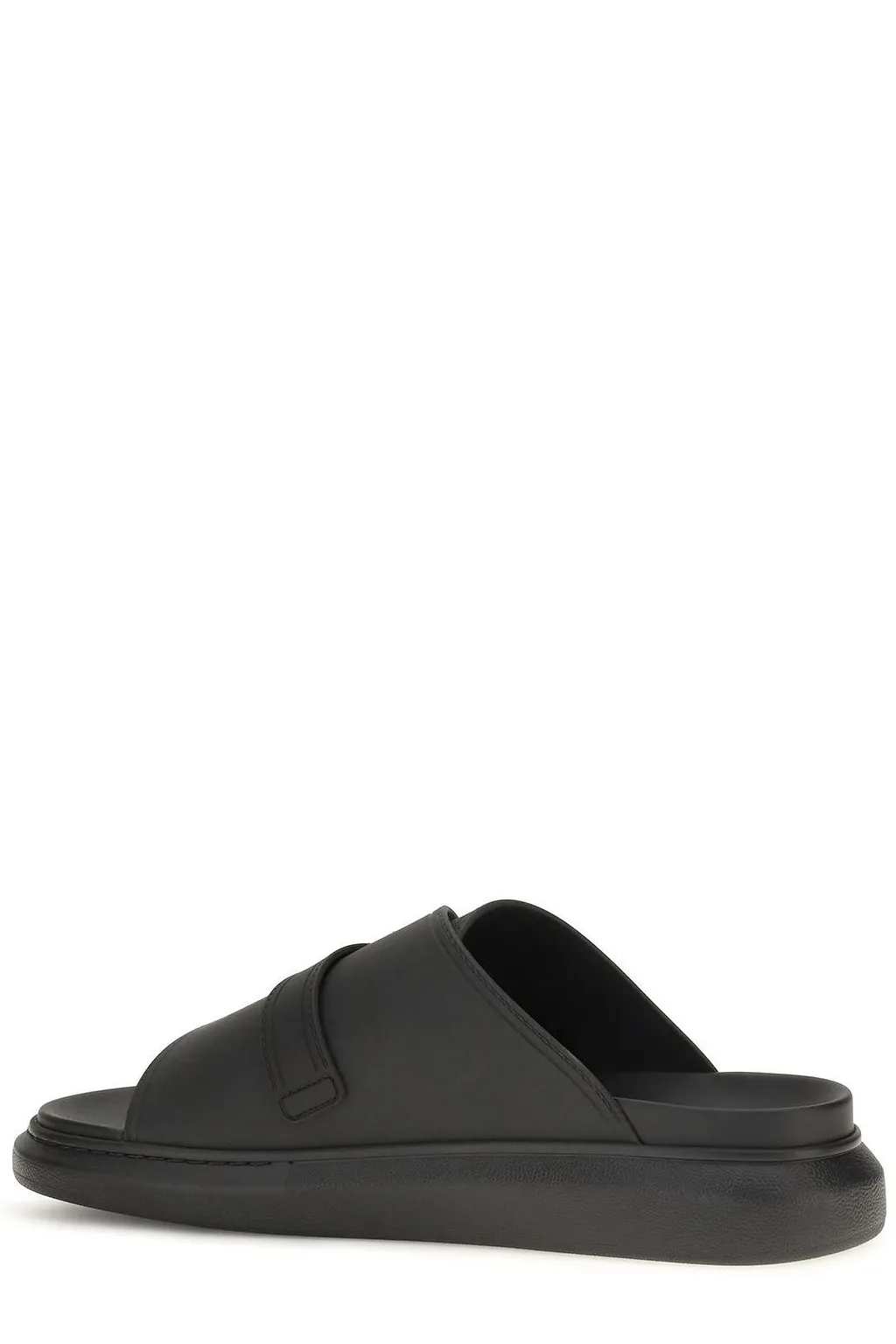 Alexander Mcqueen Buckle Platform Slides