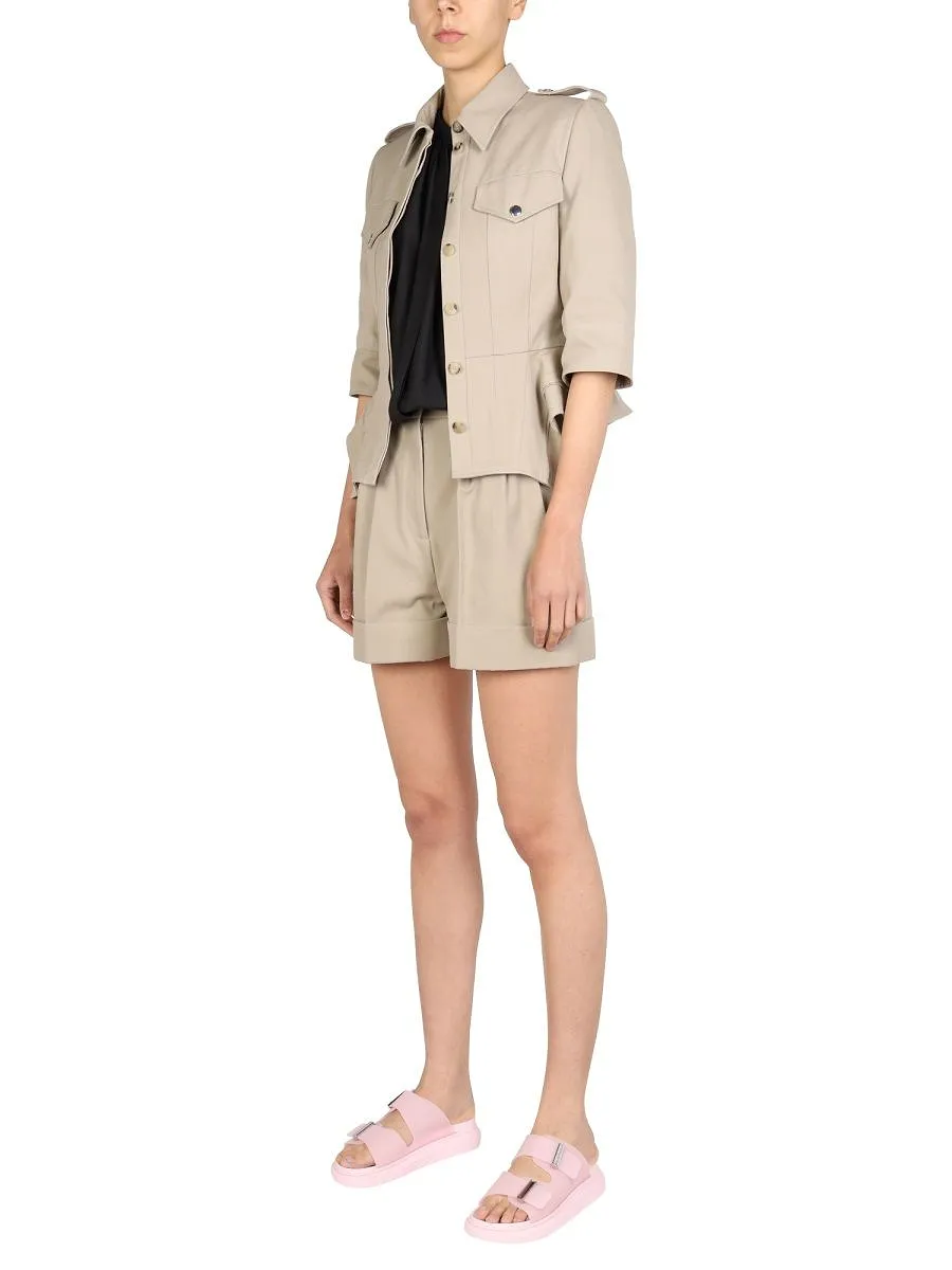Alexander Mcqueen Button Detailed Sleeveless Top