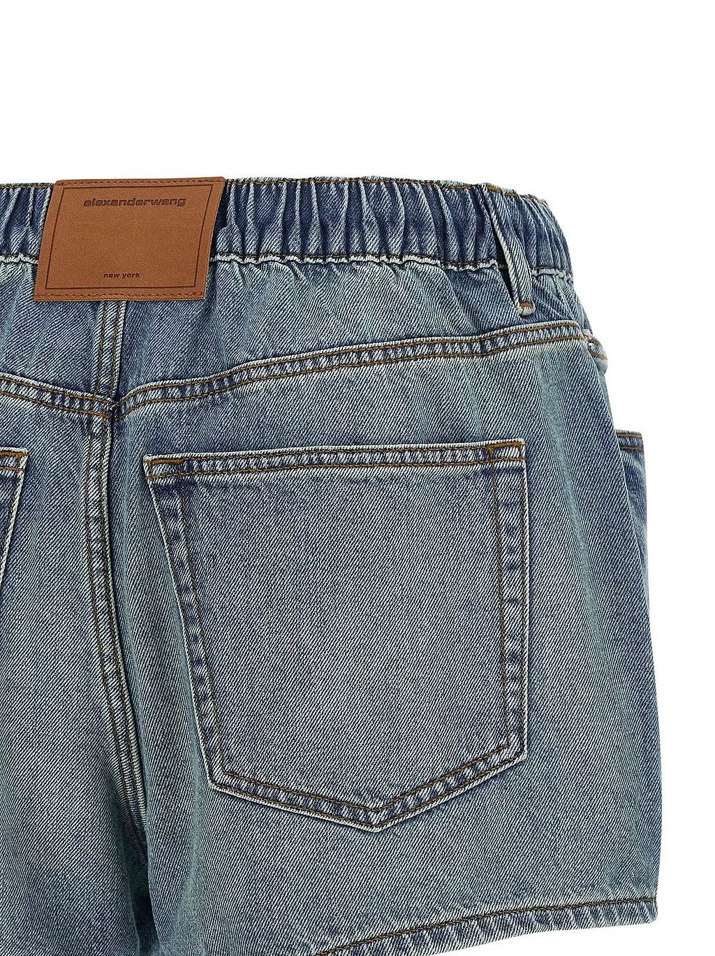 Alexander Wang Marathon Crystal-Drawcord Shorts