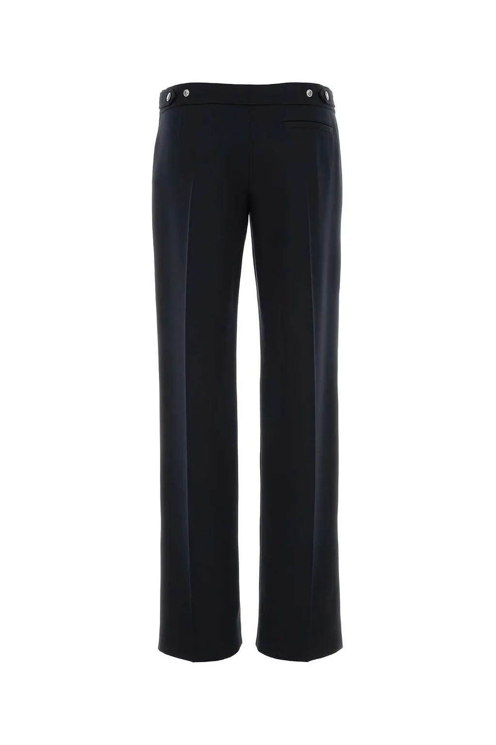 Alexander Mcqueen Buttoned Waist Straight Pants