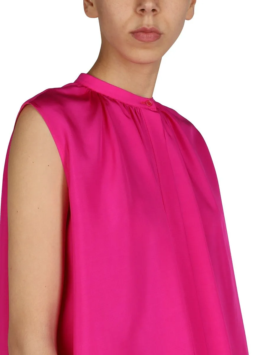 Alexander Mcqueen Button Detailed Sleeveless Top