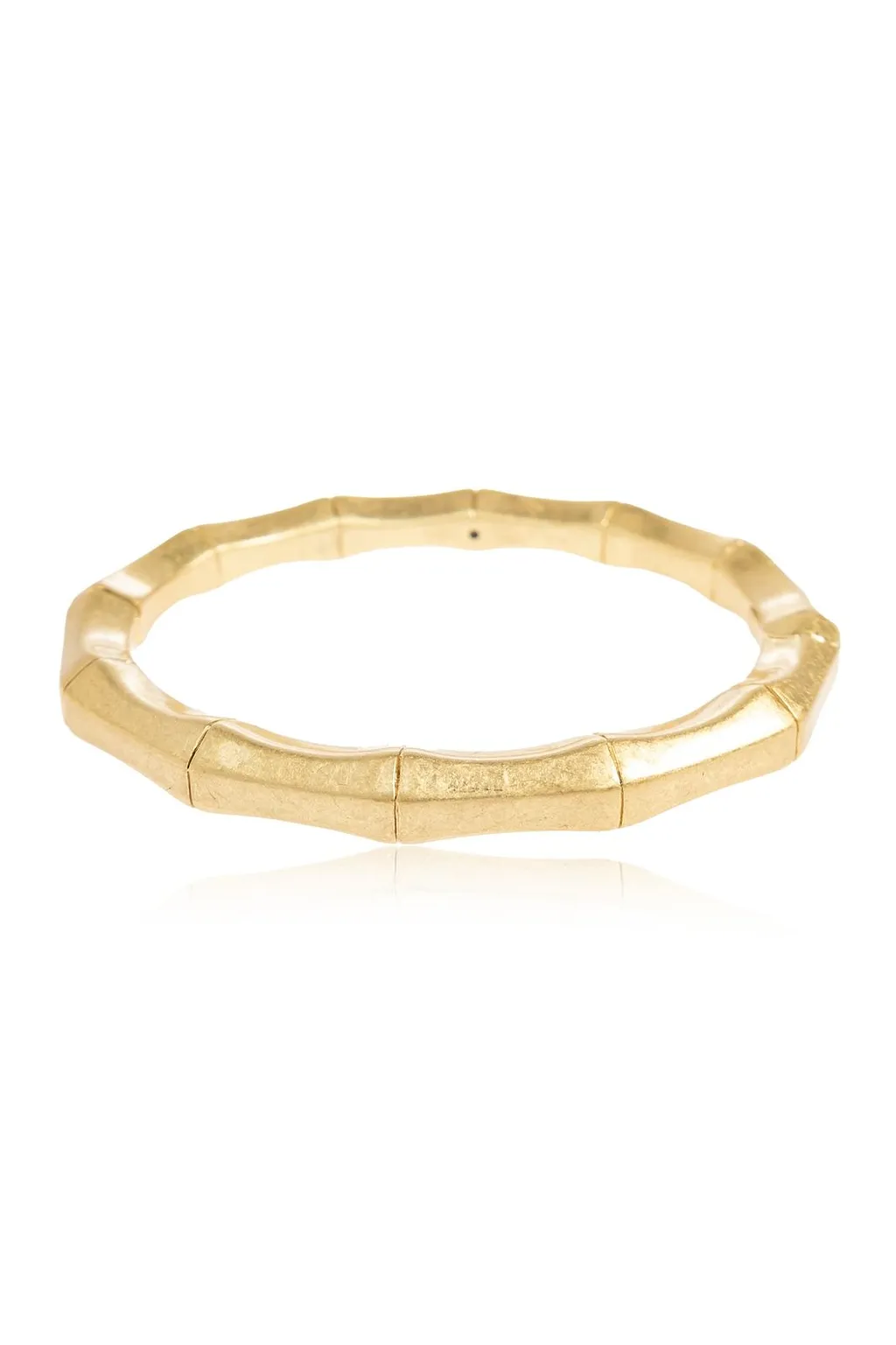 Allsaints Engraved Hinged Bangle Bracelet