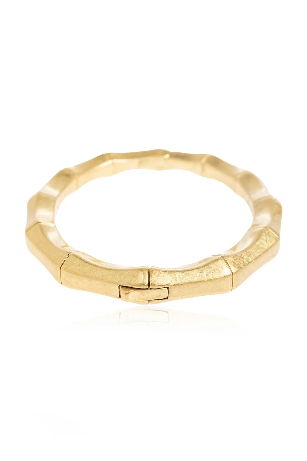 Allsaints Engraved Hinged Bangle Bracelet