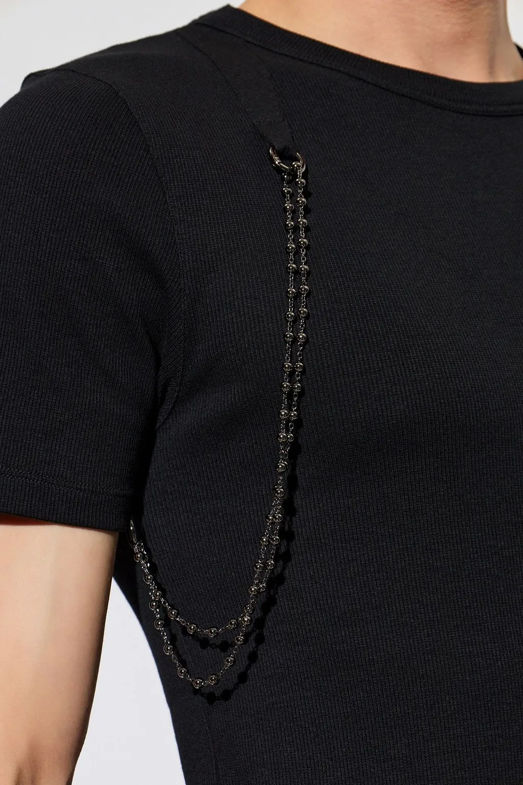 Alexander Mcqueen Chain Detail T-Shirt