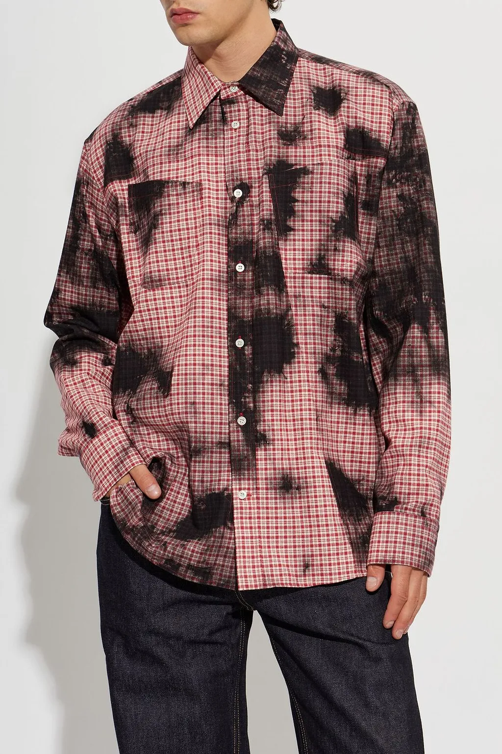 Alexander Mcqueen Checked Oversized Shirt
