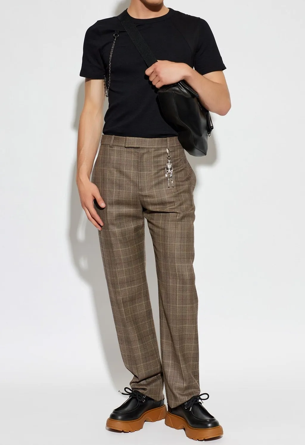 Alexander Mcqueen Checked Tailored Pants