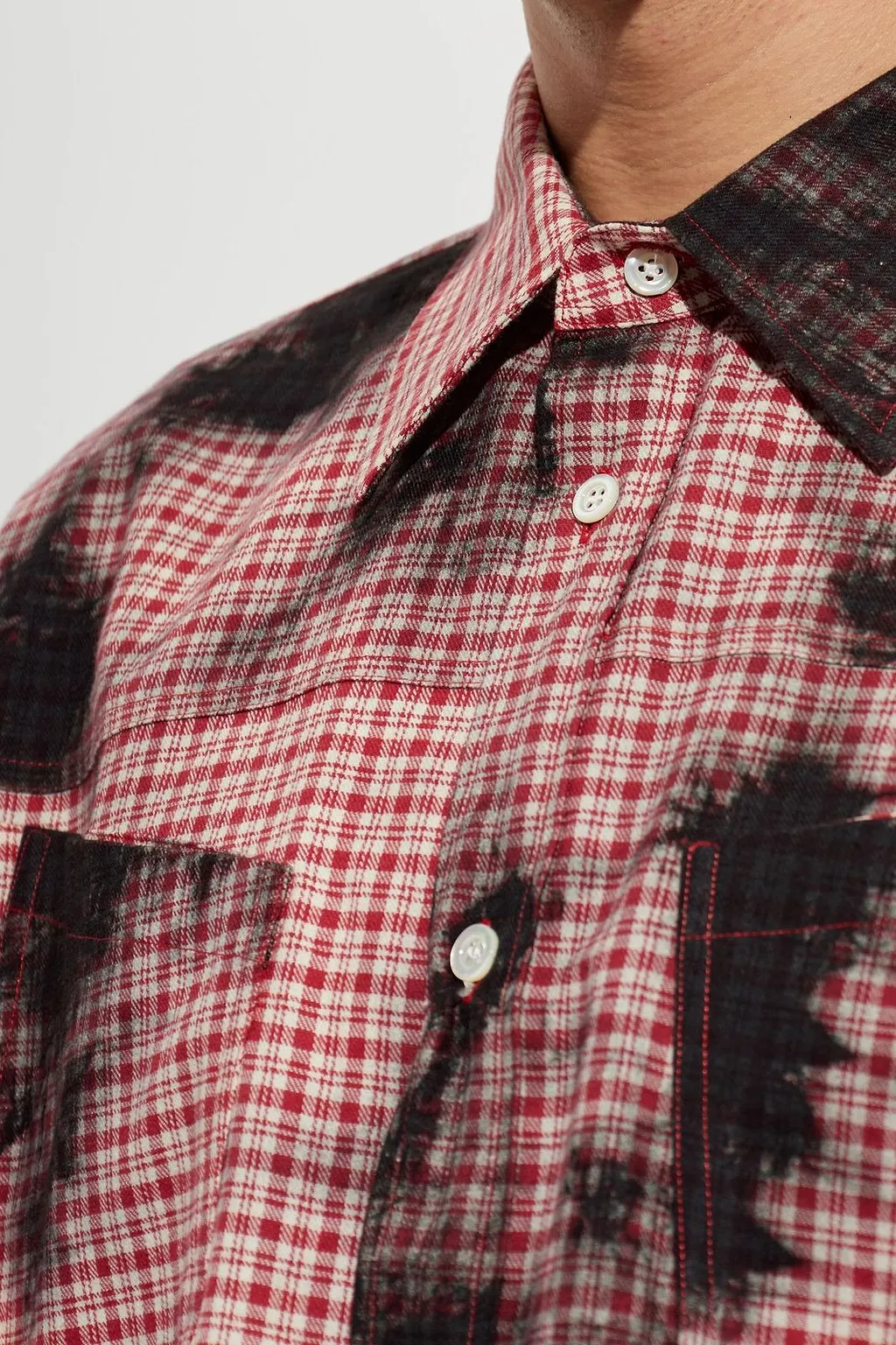Alexander Mcqueen Checked Oversized Shirt