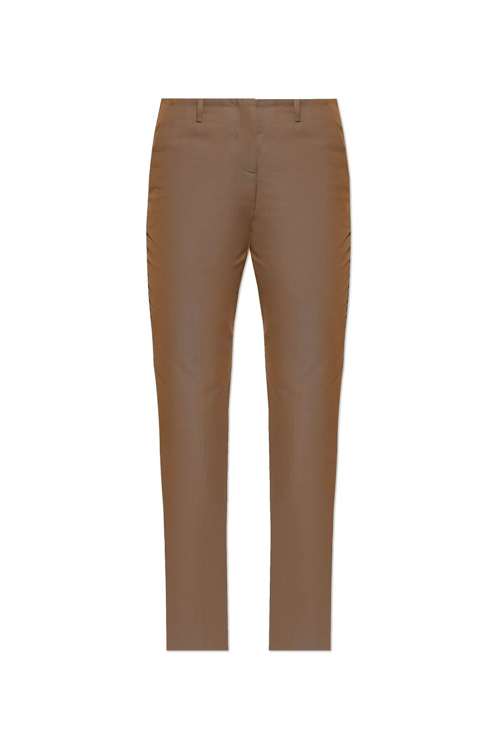 Alexander Mcqueen Crease-Front Slim Pants