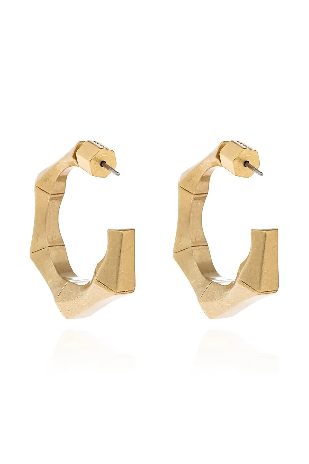 Allsaints Faceted Hoop Earrings