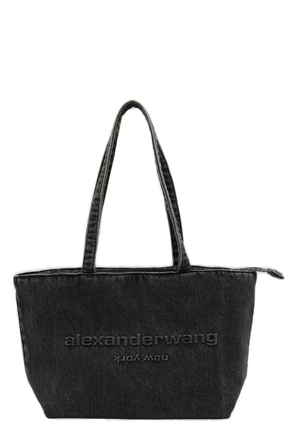 Alexander Wang Punch Logo Debossed Medium Tote Bag