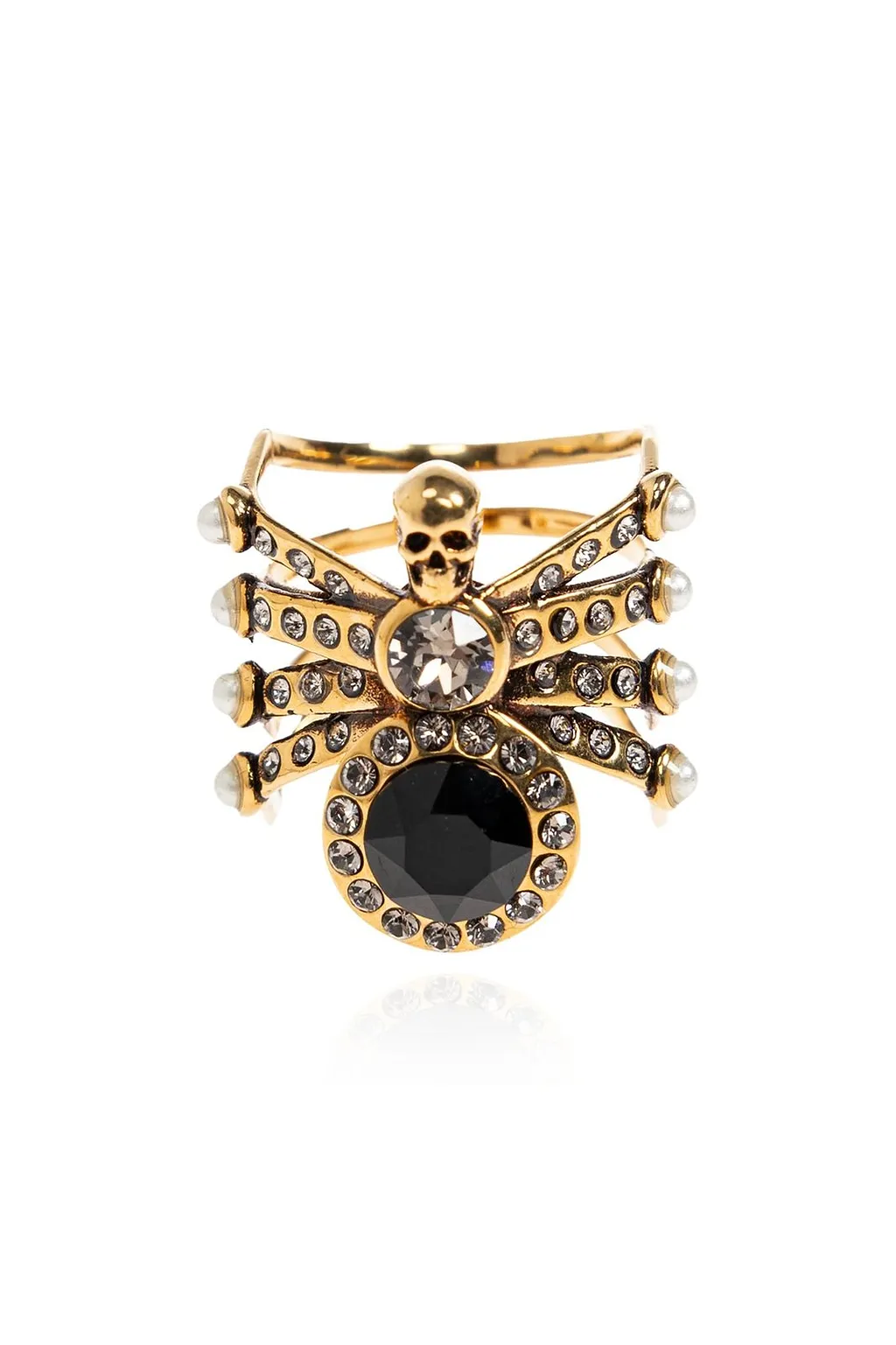 Alexander Mcqueen Spider Embellished Ring