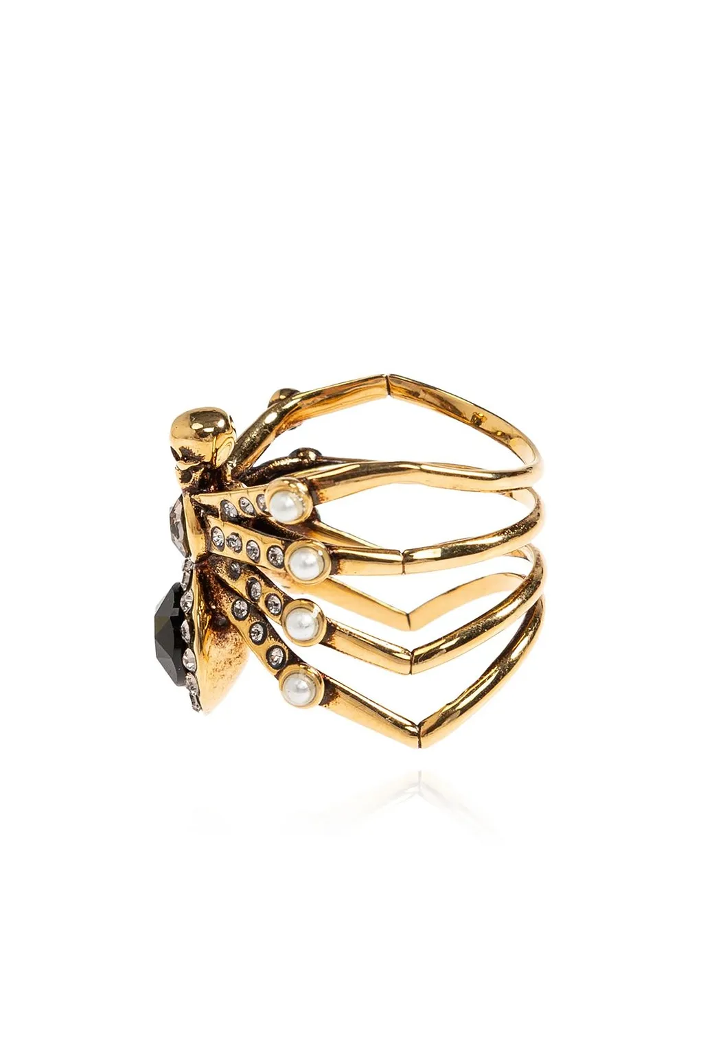 Alexander Mcqueen Spider Embellished Ring