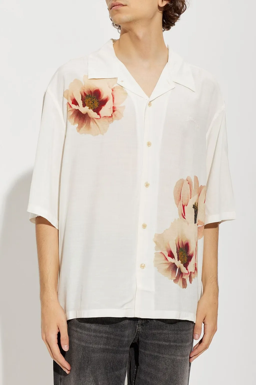 Allsaints Floraison Floral Camp Shirt