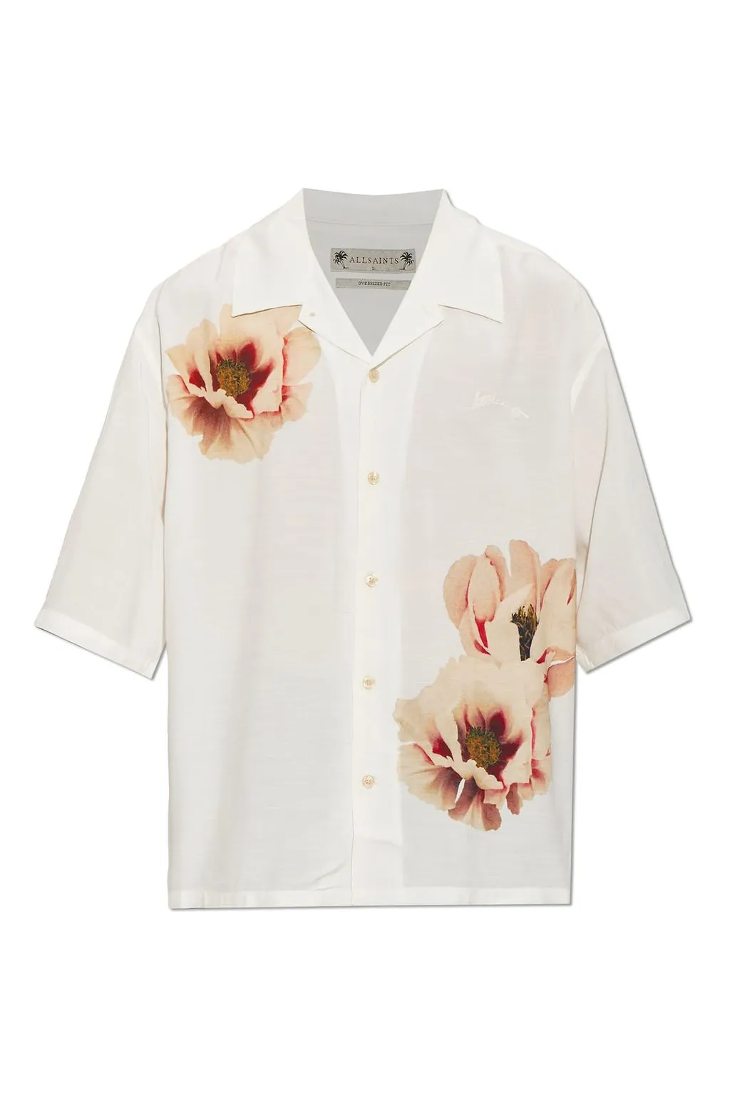 Allsaints Floraison Floral Camp Shirt