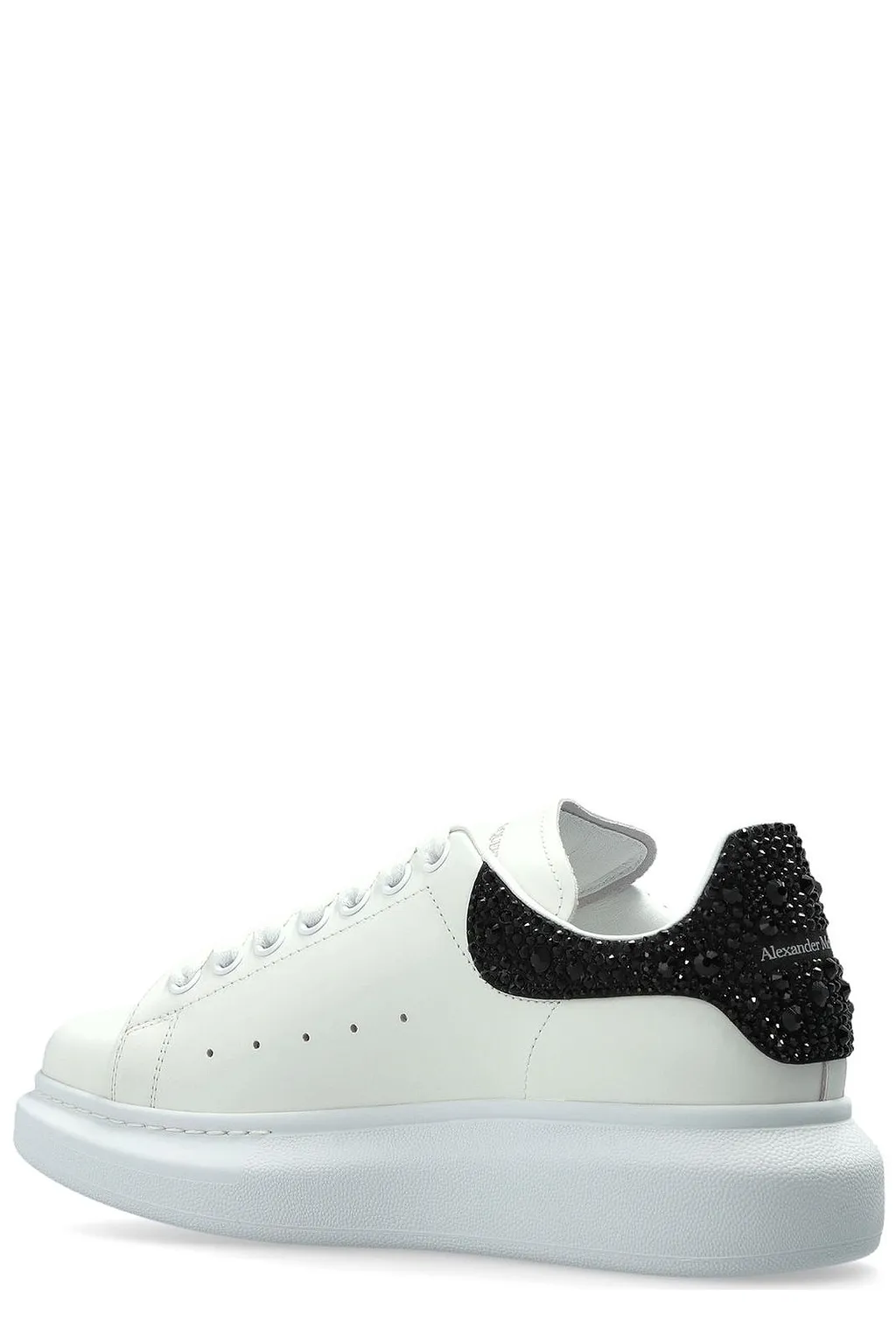 Alexander Mcqueen Crystal Heel Low-Top Sneakers