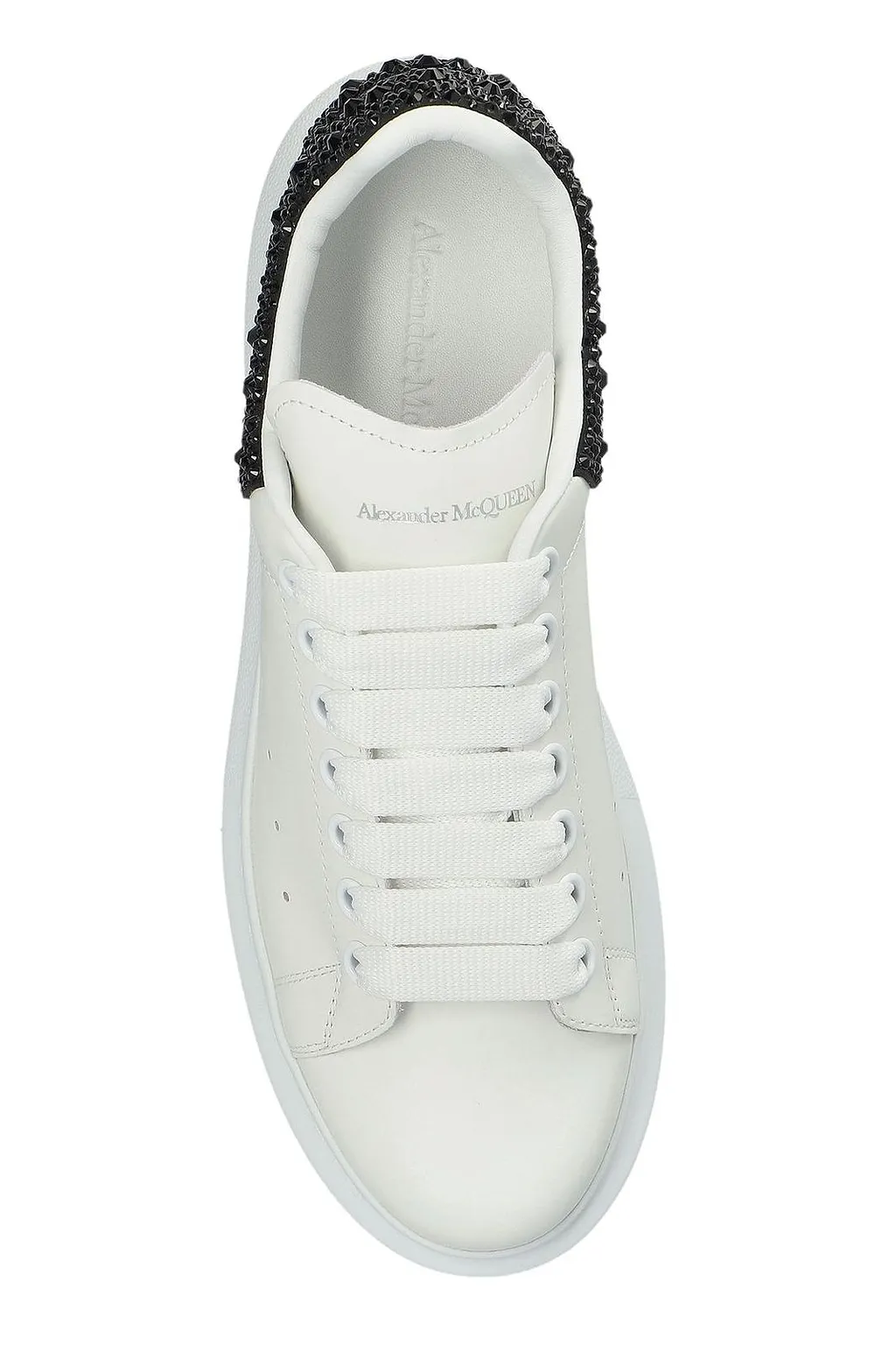 Alexander Mcqueen Crystal Heel Low-Top Sneakers