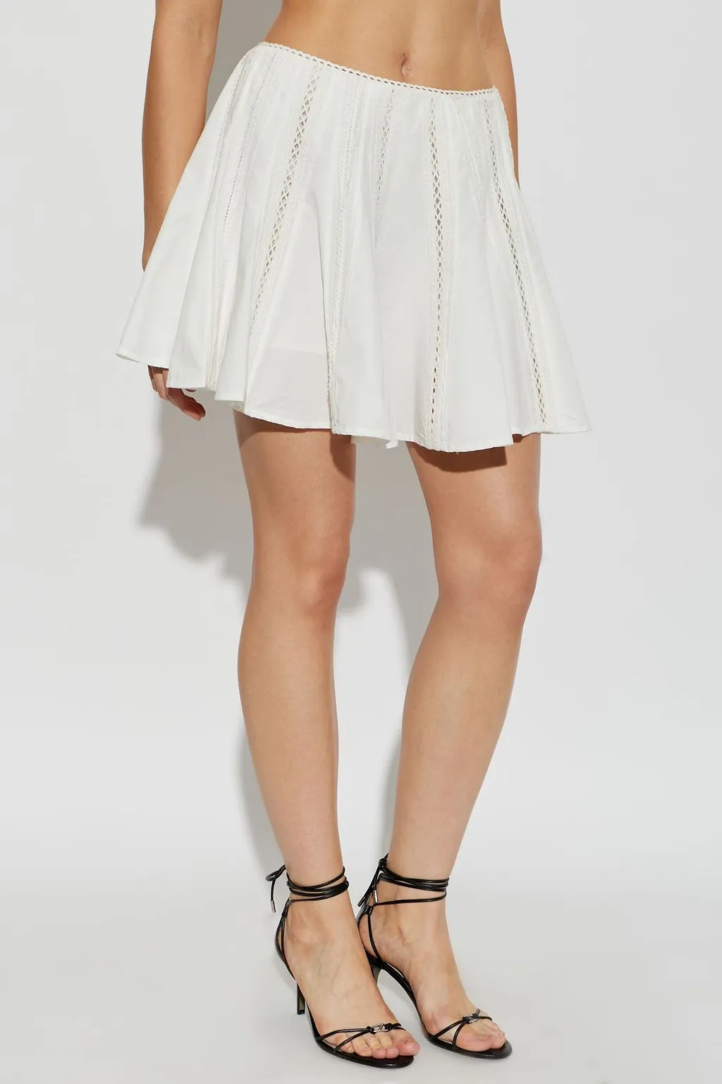 Allsaints Frances Broderie Mini Skirt