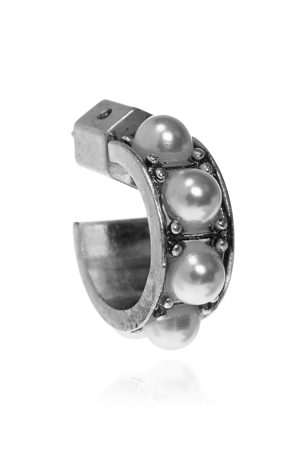 Allsaints Glass Bead Hoop Earrings