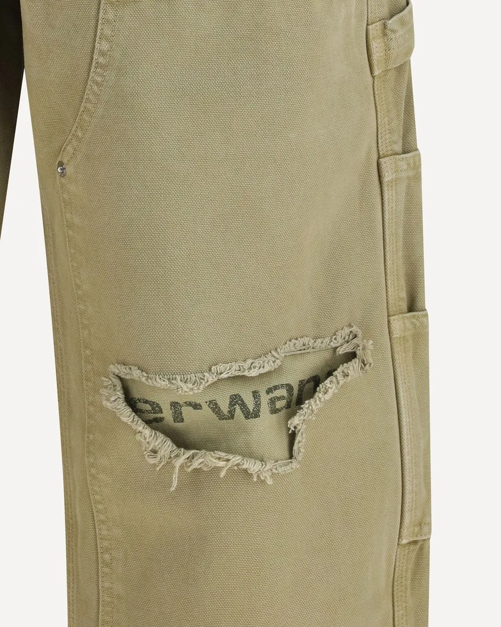 Alexander Wang Zip Carpenter Distressed Jeans