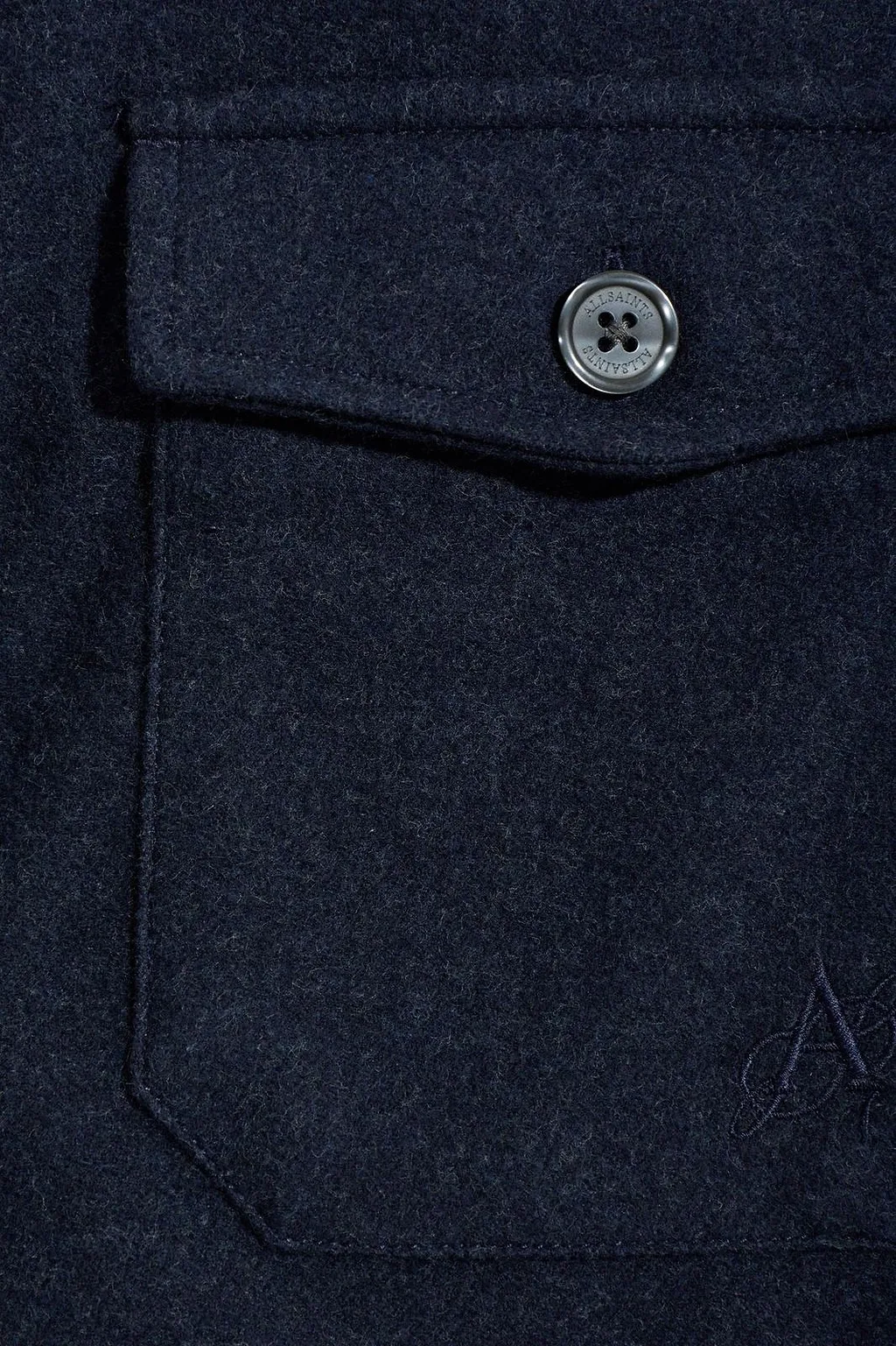 Allsaints Haiku Utility Pocket Shirt