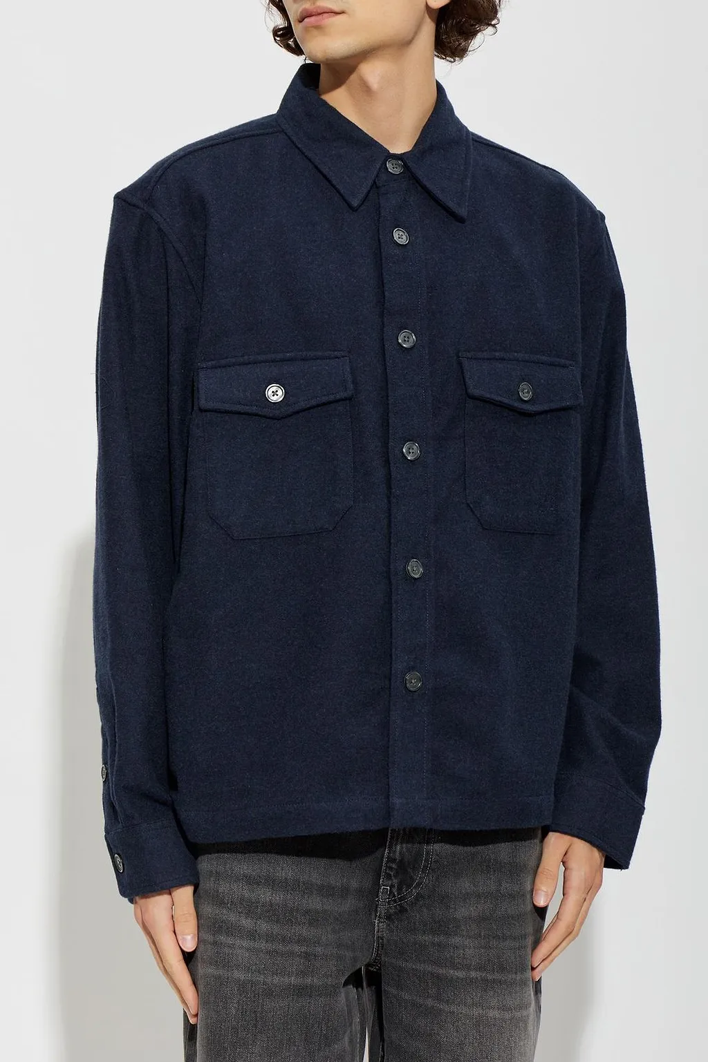 Allsaints Haiku Utility Pocket Shirt