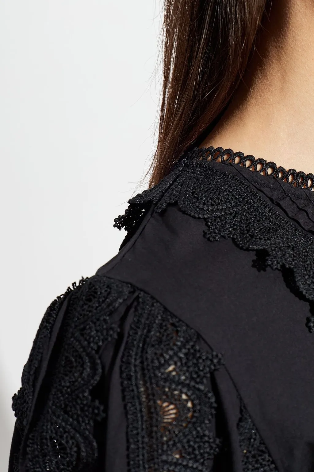 Allsaints Hart Lace Panel Top