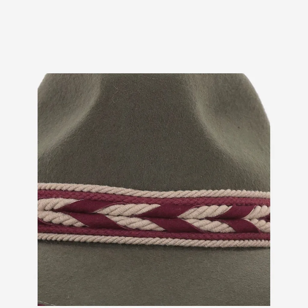 Alexia Alvarez De Toledo Braided Band Wide-Brim Hat