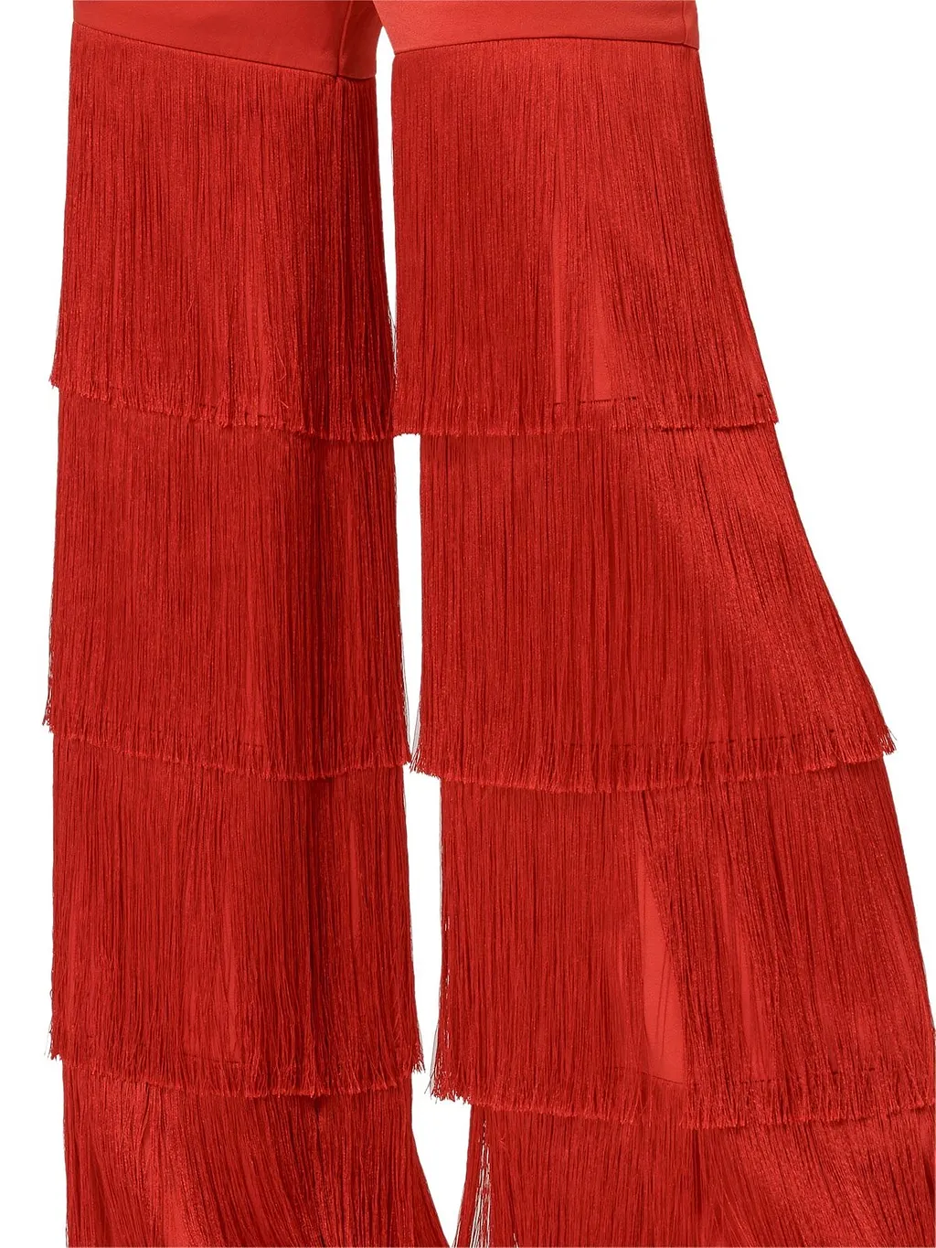 Alexis Maxima Strapless Fringe Jumpsuit