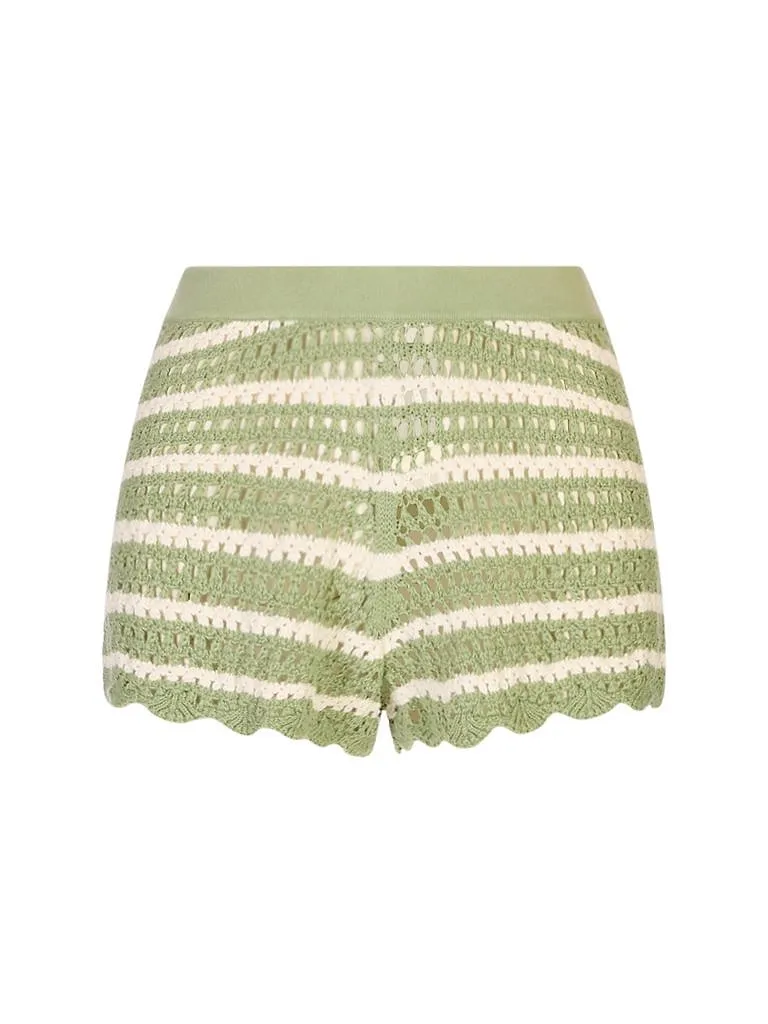 Alice + Olivia Bobbi Crochet Shorts