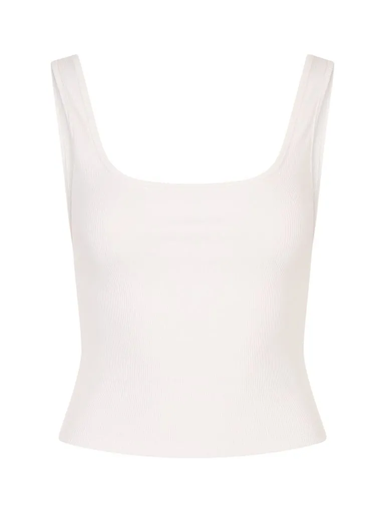 Alice + Olivia Daryn Ribbed Tank Top