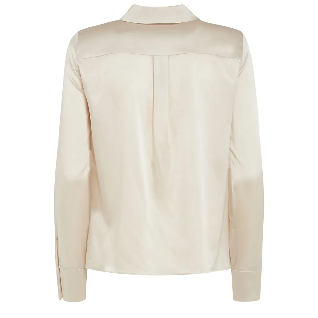Alice + Olivia Long-Sleeved Buttoned Blouse