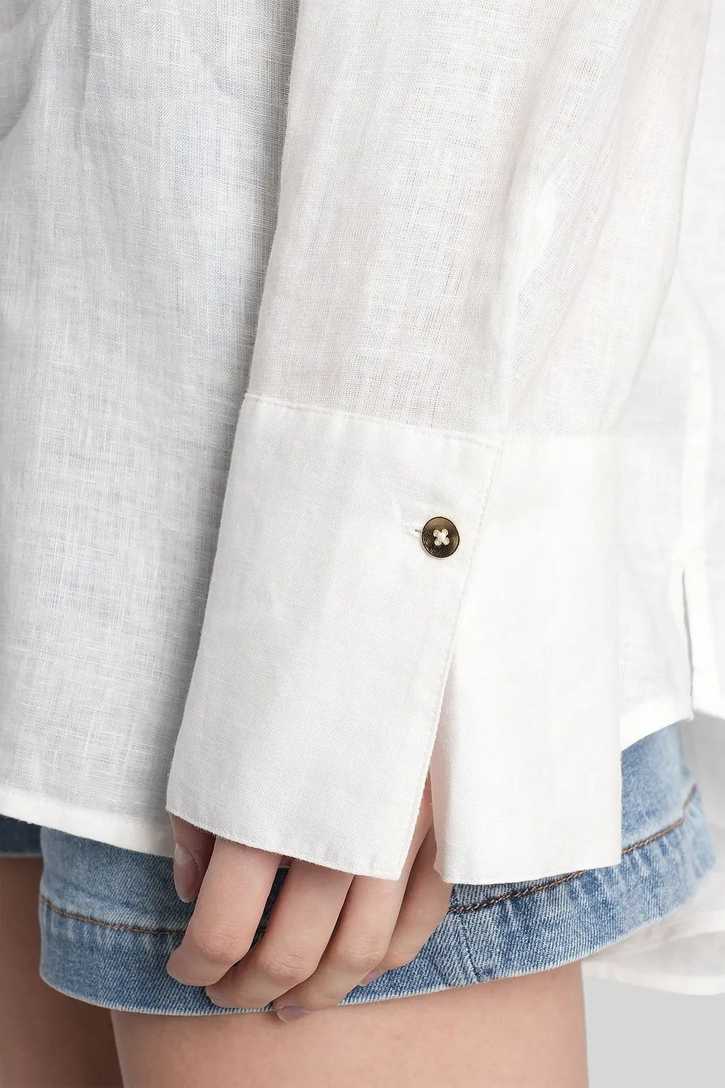 Alice + Olivia Finely Long-Sleeved Shirt