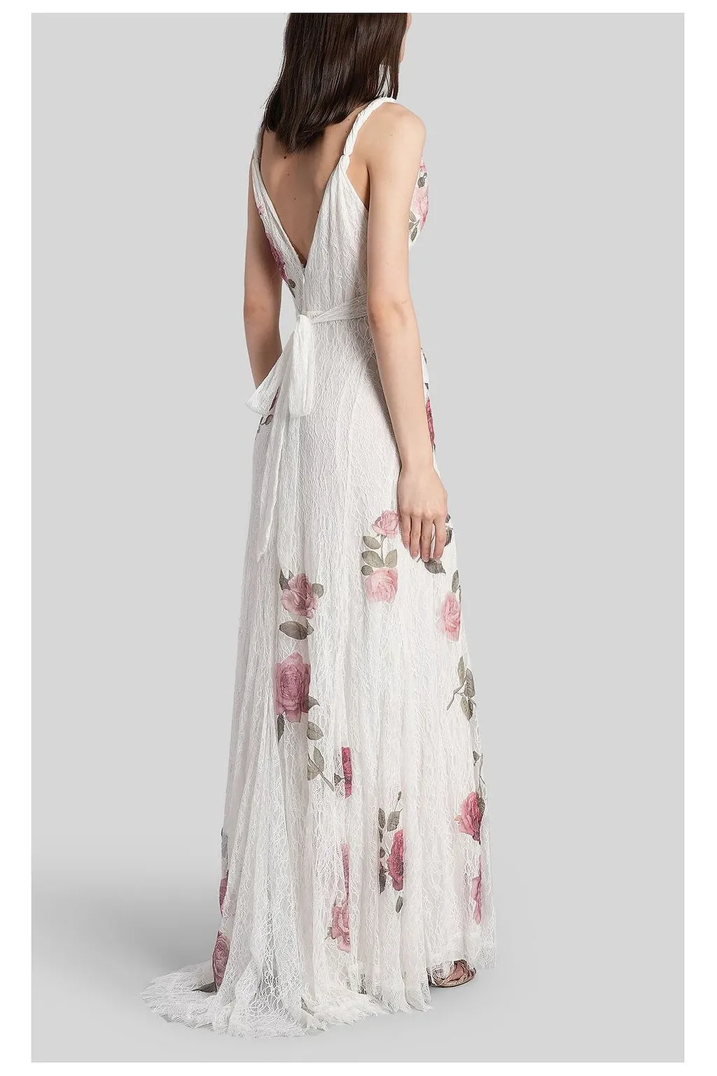 Alice + Olivia Nisa Floral Printed Long Dress