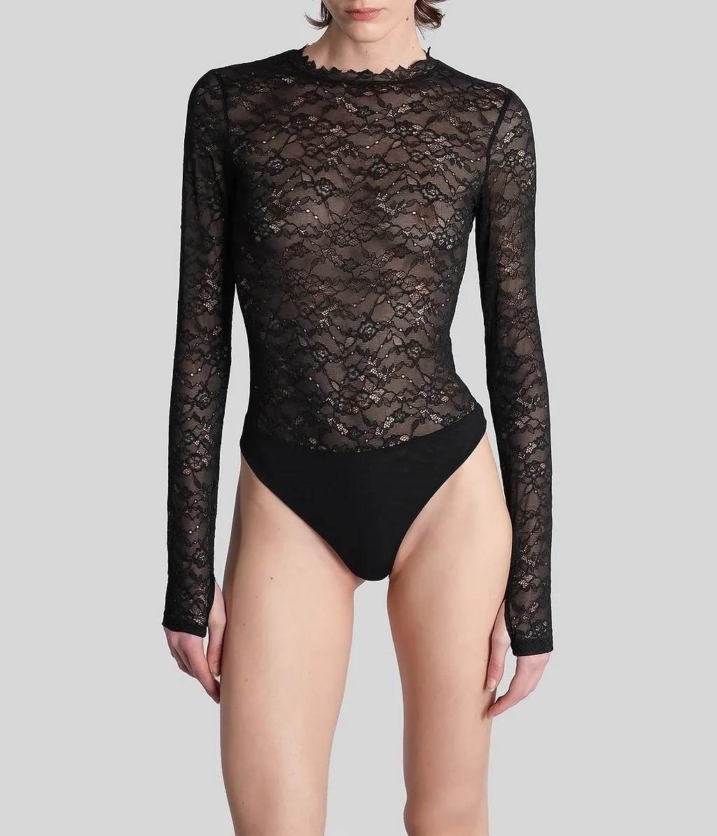 Alice + Olivia Taeyn Lace Bodysuit