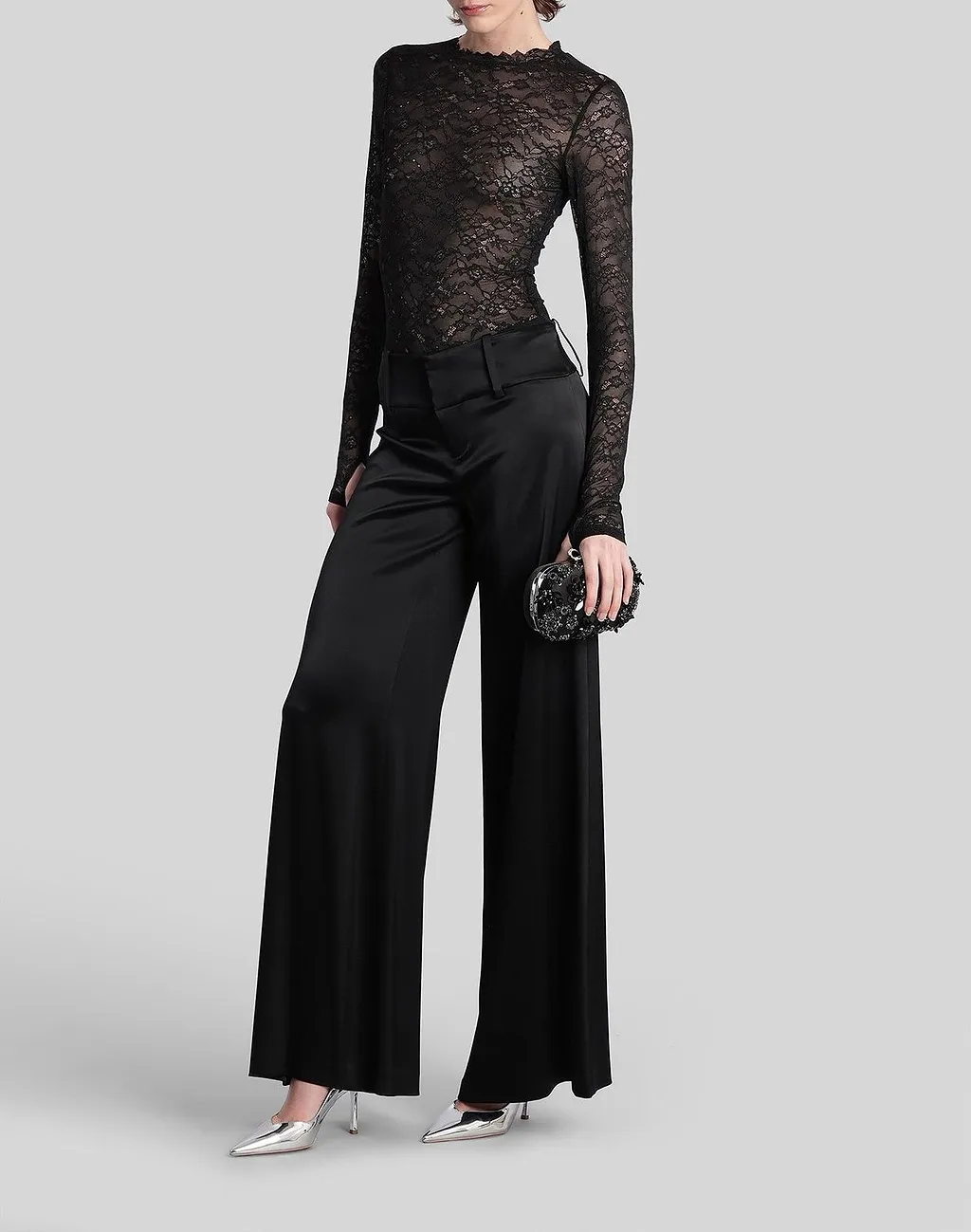 Alice + Olivia Taeyn Lace Bodysuit