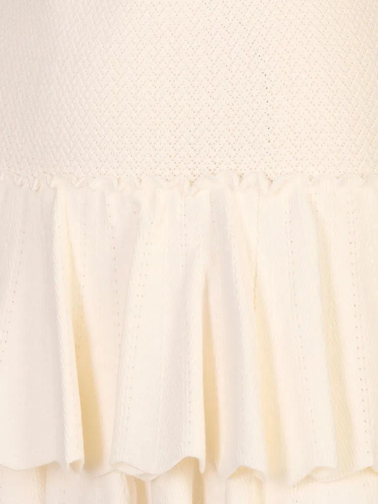 Alice + Olivia Siya Pointelle Skirt