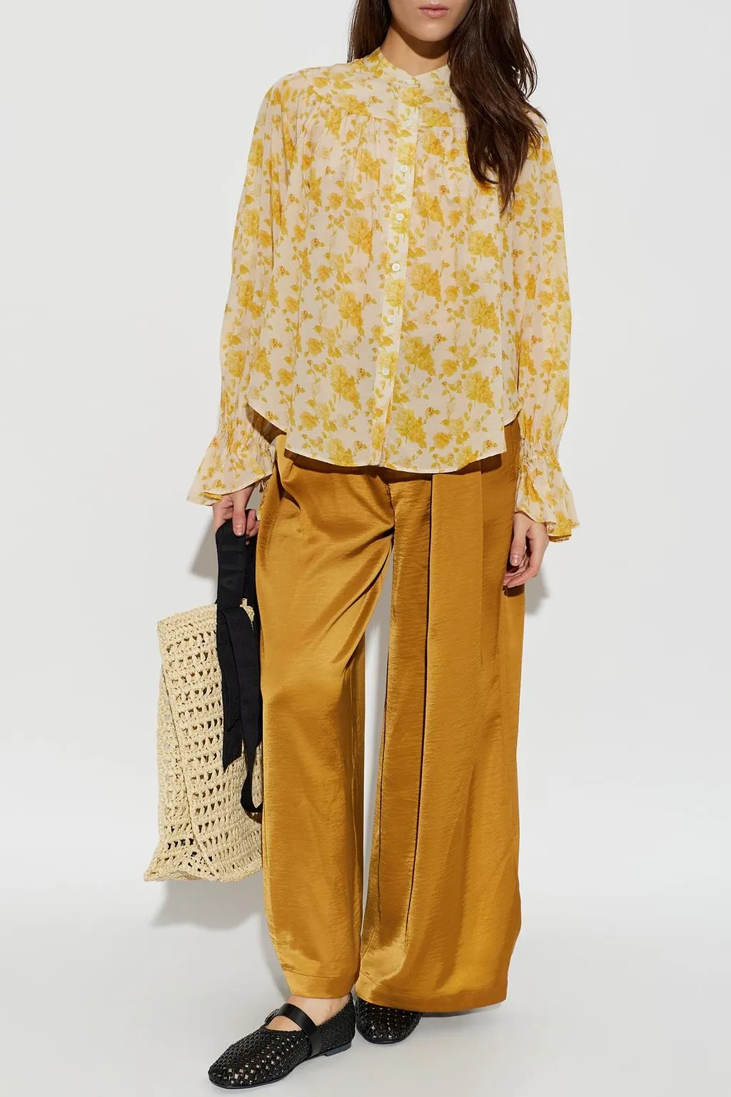 Allsaints Kara Floral Button Blouse