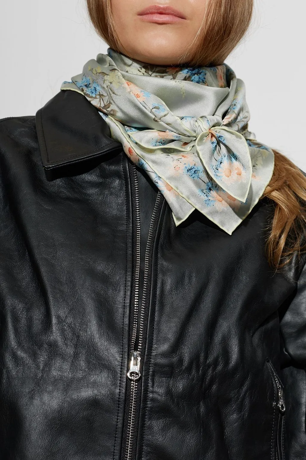 Alexander Mcqueen Floral Print Scarf