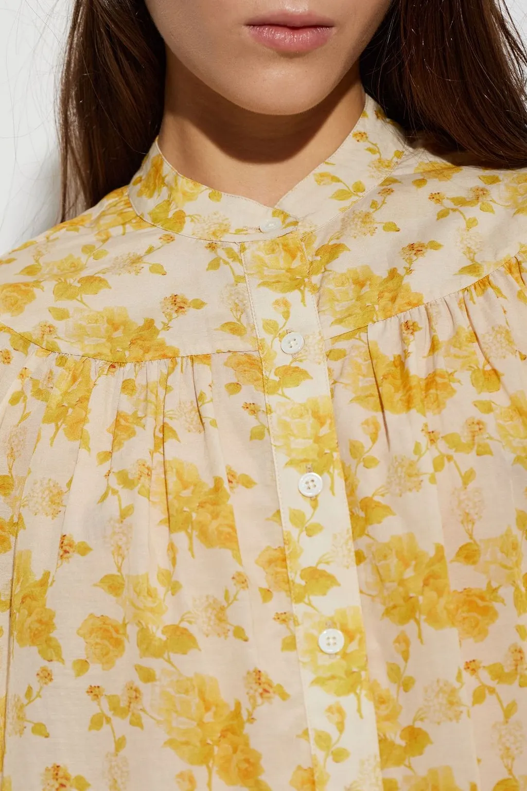 Allsaints Kara Floral Button Blouse