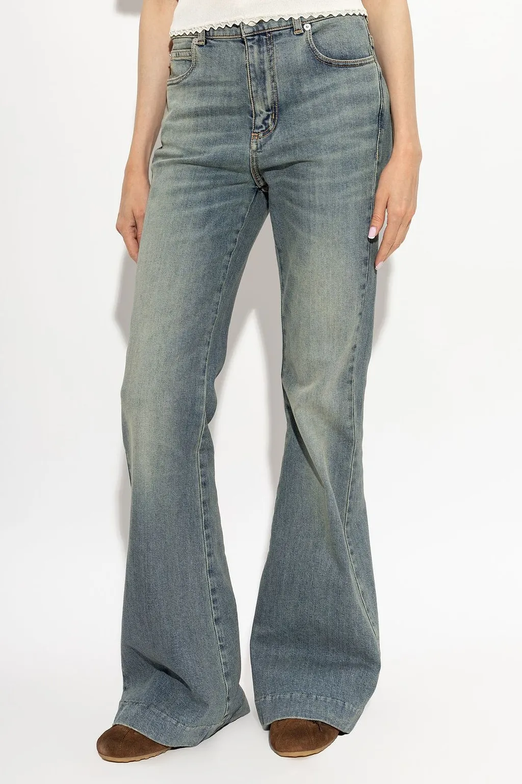 Alexander Mcqueen Flared-Leg Jeans