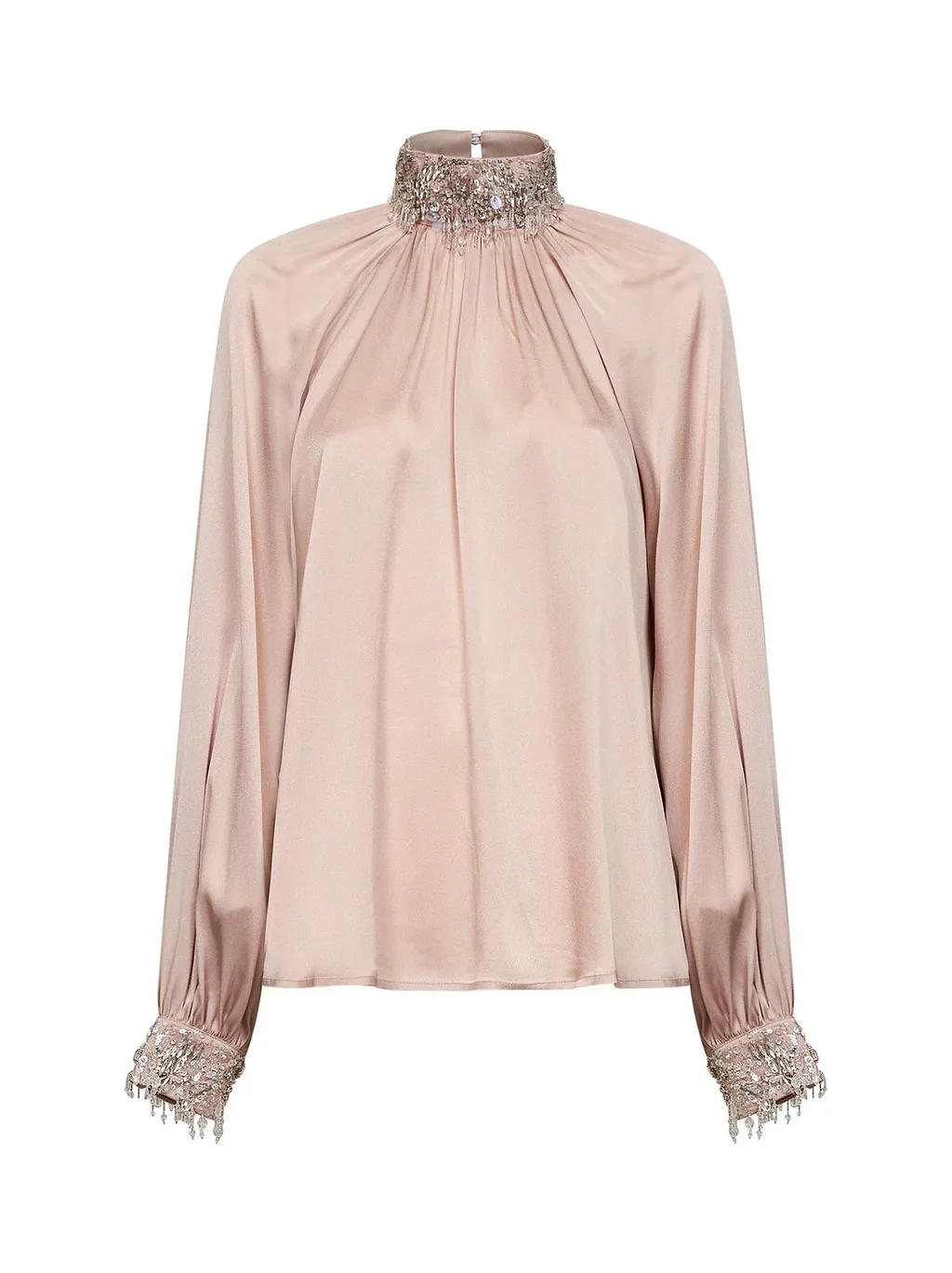 Alina Embellished High Neck Top